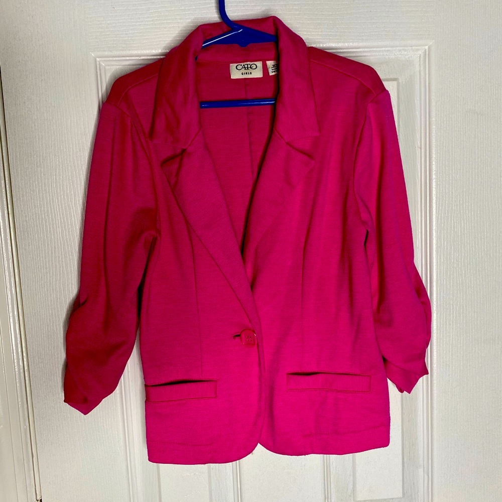Girls Hot pink blazer